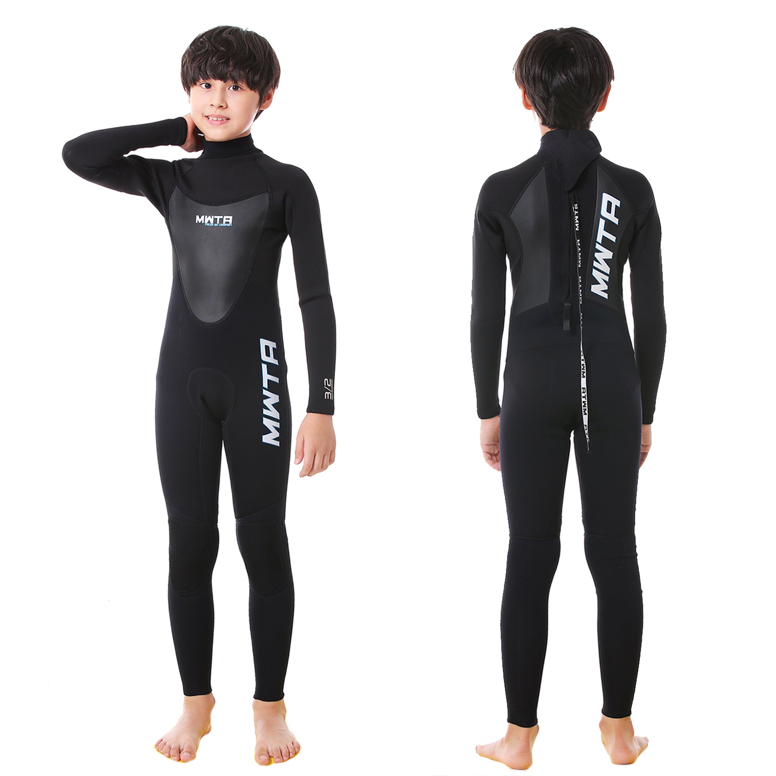 MWTA Junior 3/2mm Full Wetsuit Back Zip