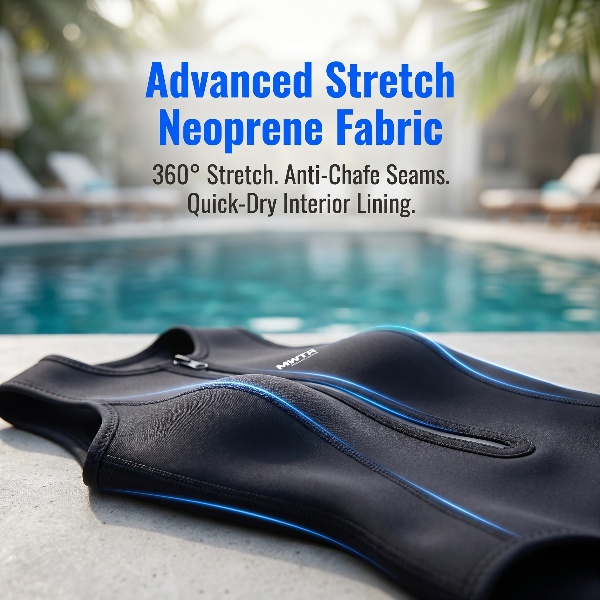 Women's 2mm Sleeveless Spring Suit Wetsuit High Cut | MWTA