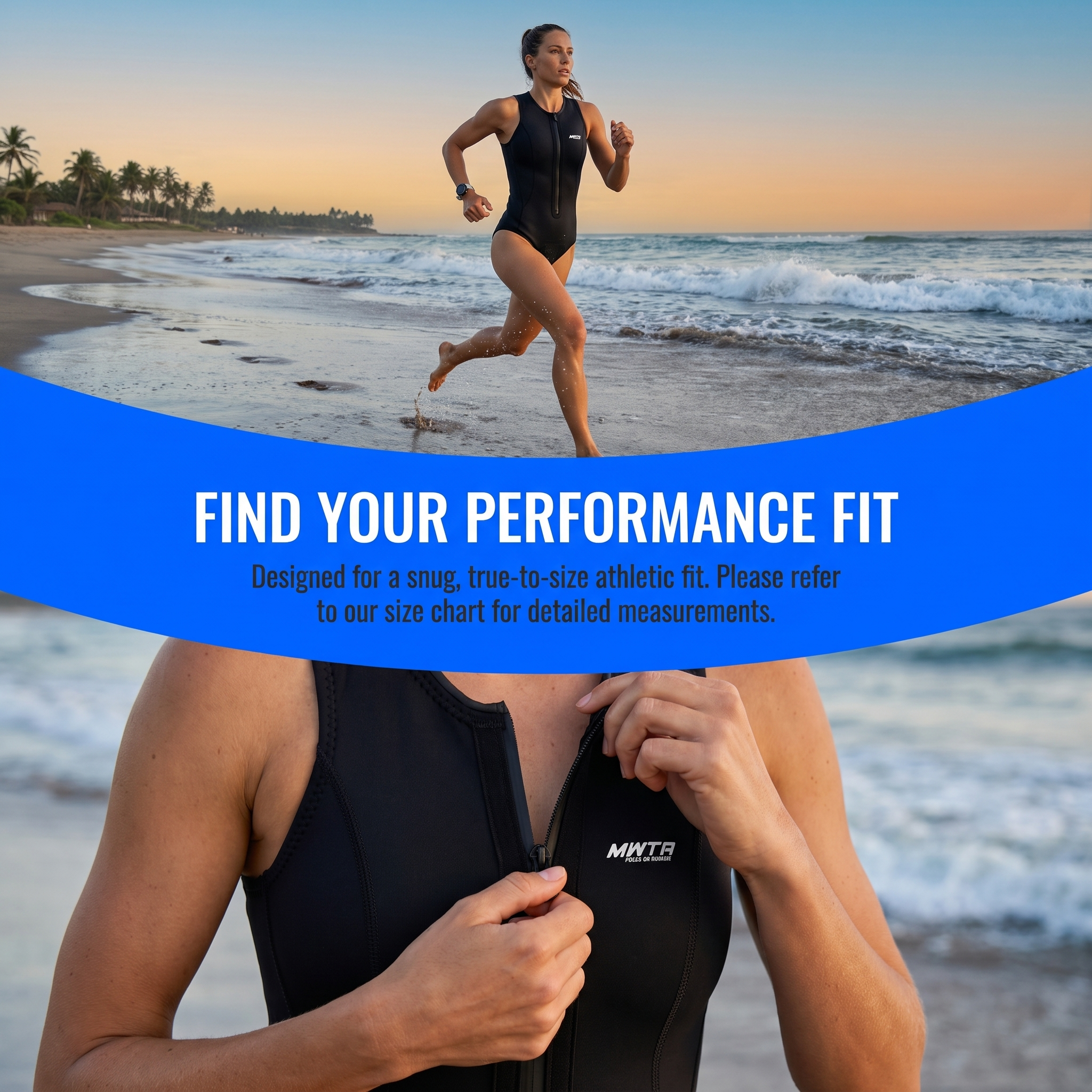 Women's 2mm Sleeveless Spring Suit Wetsuit High Cut | MWTA