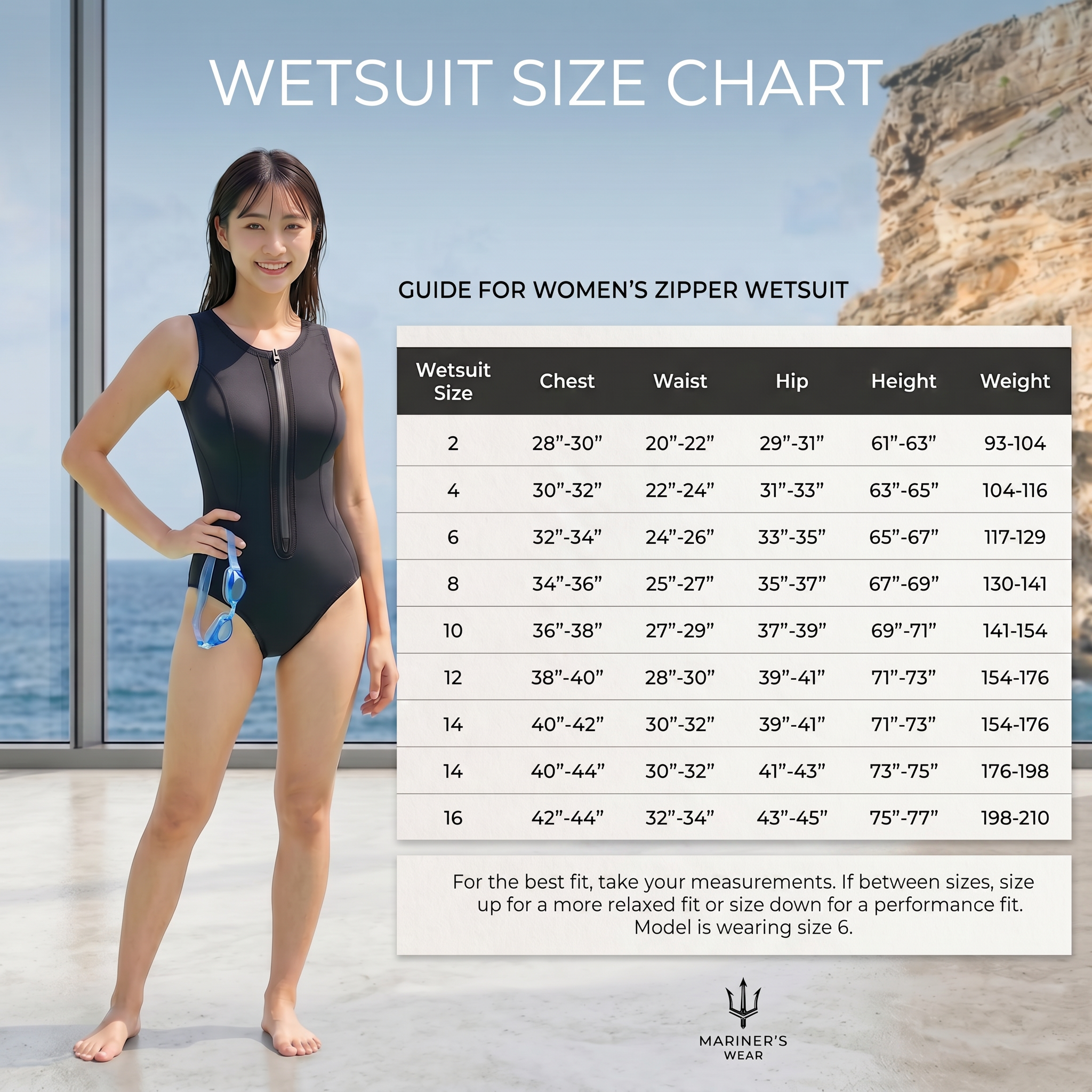 Women's 2mm Sleeveless Spring Suit Wetsuit High Cut | MWTA