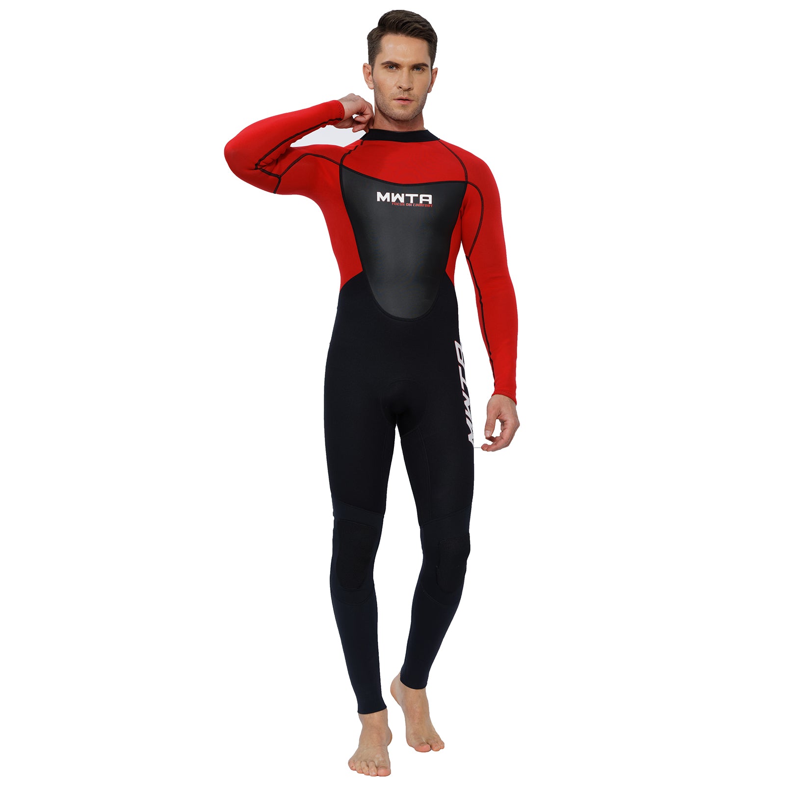 MWTA Men's 3/2mm Full Wetsuit Back Zip