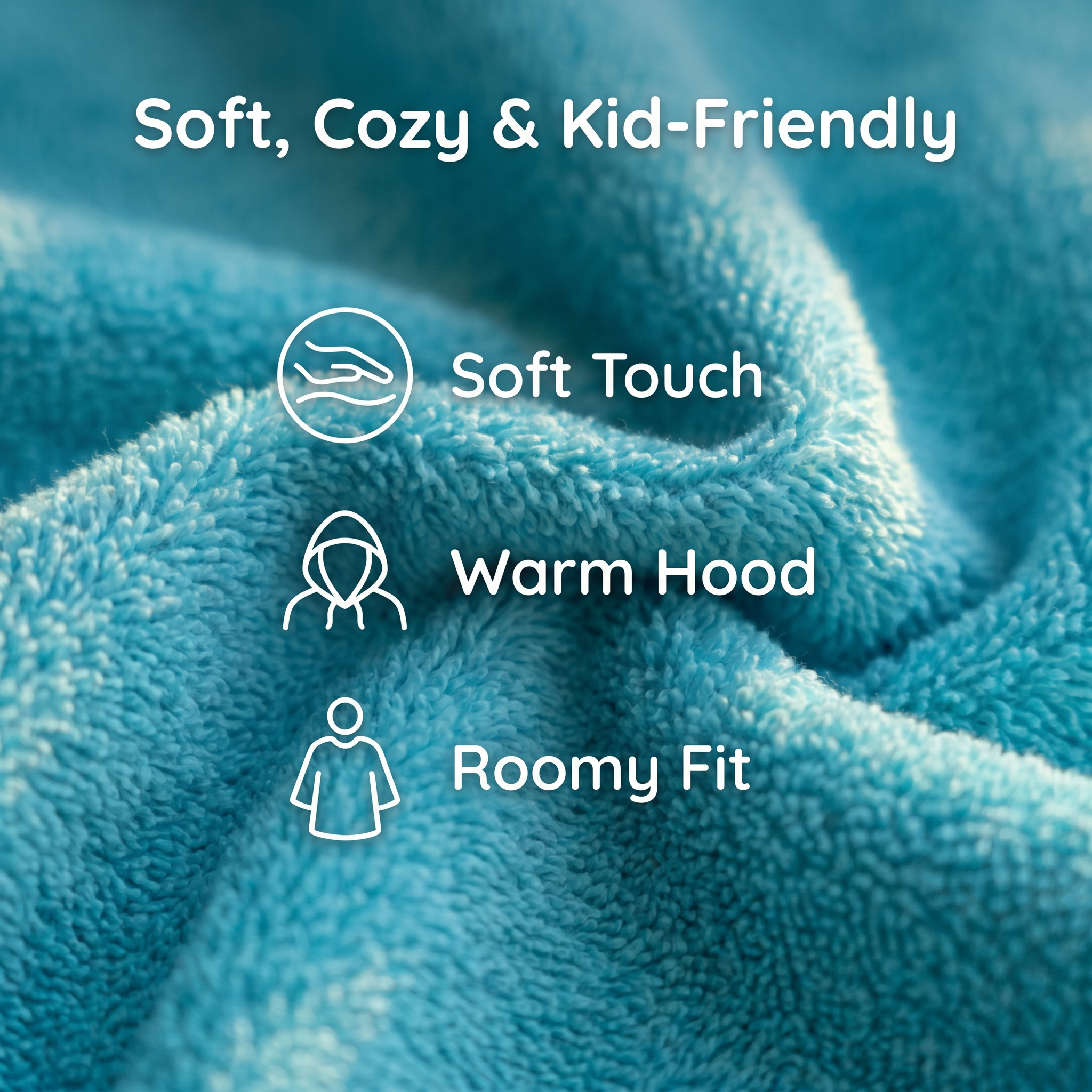 MWTA Kids Hooded Surf Poncho