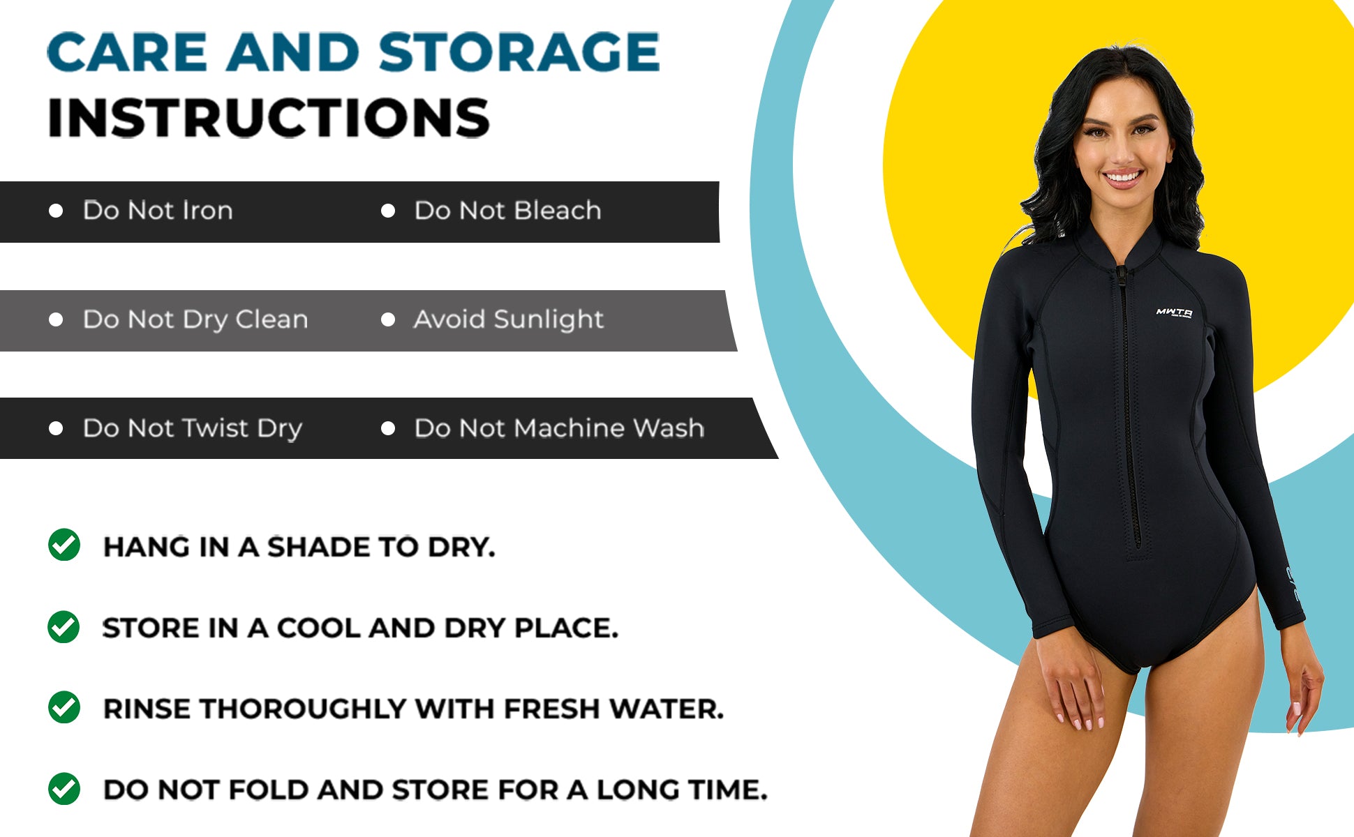 Women's 2mm Long Sleeve High Cut Spring Suit Wetsuit Front Zip | MWTA