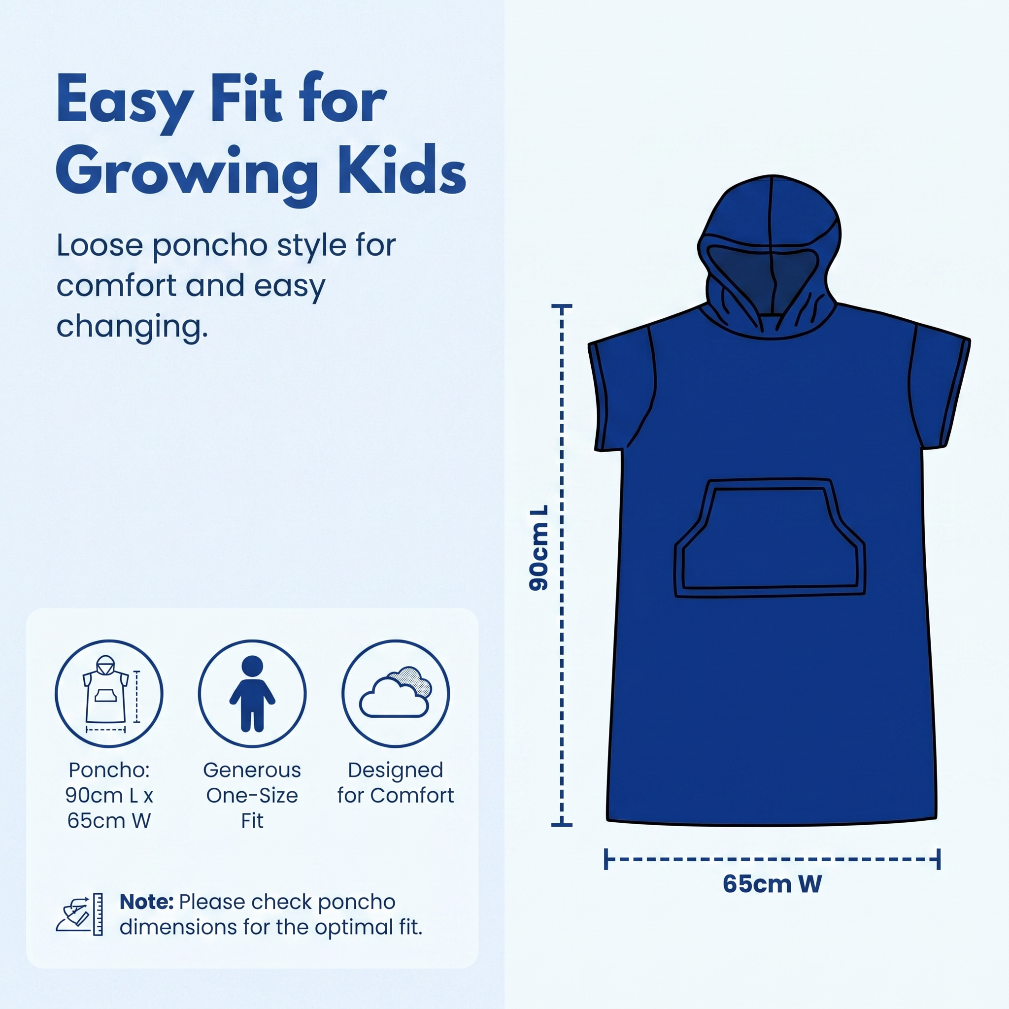 MWTA Kids Hooded Surf Poncho