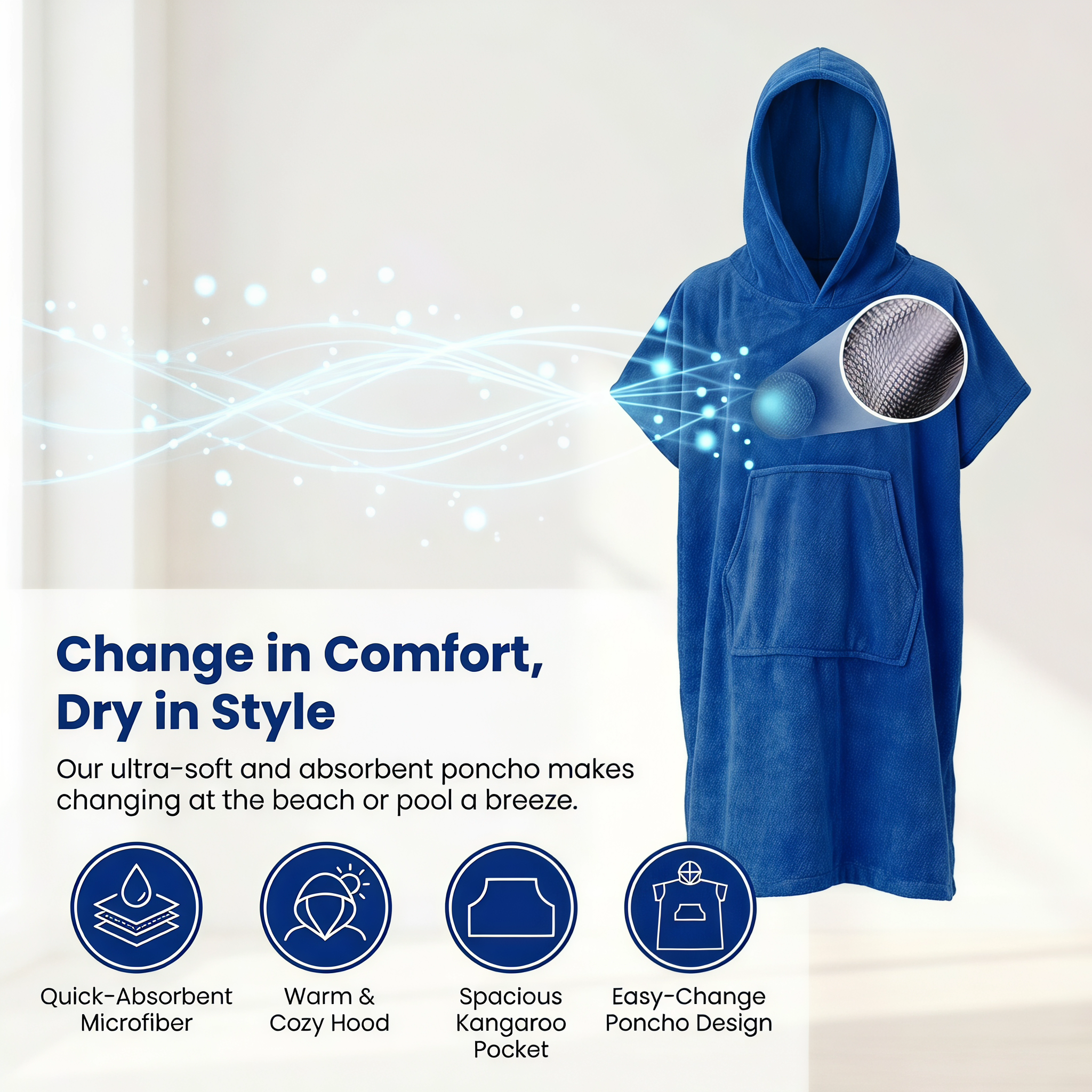 MWTA Kids Hooded Surf Poncho