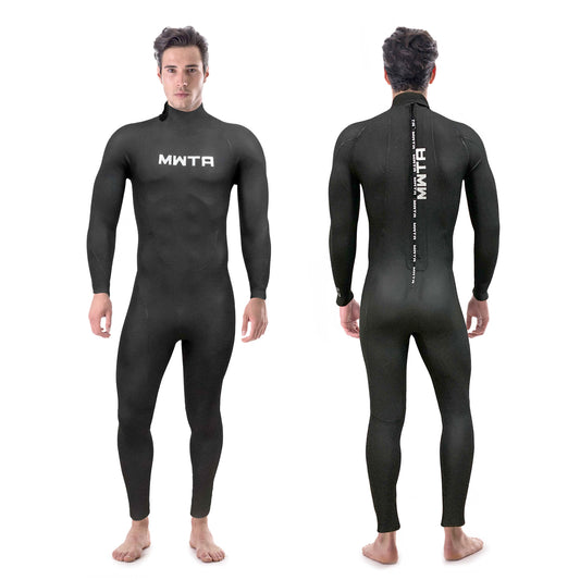 MWTA 2mm Back Zip Open Cell Wetsuit for Mens and Women